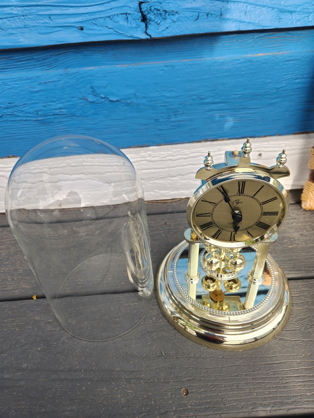 Anniversary Dome Clock - Shiny Gold Table Accent - Picture 10 of 14